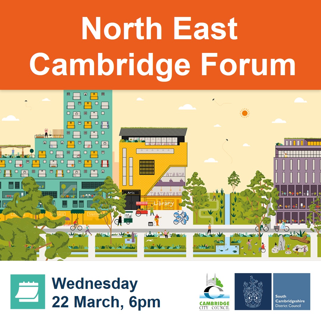 Poster for North East Cambridge Forum